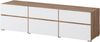 INOSIGN Lowboard Cross, moderne grifflose TV-Kommode,3 Klappen/3 Schubkästen, Breite 180 cm, TV-Schrank mit viel Stauraum, TV-Board Bild 2