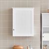 SoBuy BZR19-W Hängeschrank, MDF, Lackiert, Weiß, 40 x 52 x 23 cm Bild 2
