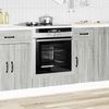 vidaXL Herdumbauschrank Kalmar Grau Sonoma Holzwerkstoff 853523 Bild 3