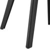 en.casa 4er Set Esszimmerstuhl Brevik, Schwarz, 83x54x48 cm Bild 5