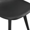 en.casa 4er Set Esszimmerstuhl Brevik, Schwarz, 83x54x48 cm Bild 4