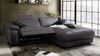 KAWOLA Sofa LOLA Ecksofa Stoff schwarz mit motorischer Relaxfunktion Recamiere rechts 82 x 178 x 233 cm Bild 2