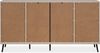 Finori Arona 51B Sideboard, sand / schwarz | Sideboard für Wohnzimmer | Maß: B x H x T ca. 175 x 90 x 38 cm | Sideboard mit 4 Türen und 1 Schubkasten Bild 3