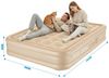 kehot Luftbett Luftbett 202×150×38 cm mit integrierter elektrischer Pumpe, (Doppel Luftmatratze mit 2 Kissen & Akku-Pumpe 2000 mAh, Campingbett mit Beflockung, schnell aufblasbar & platzsparend), Outdoor & Gästebett mit stabiler Höhe 38 cm für hohen Ko... Bild 2