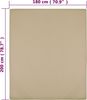 vidaXL Spannbettlaken 2 Stk. Jersey Taupe 180x200 cm Baumwolle 136229 Bild 4
