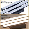ZMH LED Deckenleuchte Wohnzimmer Schwarz Modern Wadnleuchte Innen 3000K für Küche Flur, Augenschutz, Einfache Installtion, LED fest integriert, Warmweiß Bild 4