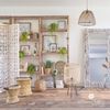 Set von Tischen für Wohnzimmer HORIZON, rund, aus Jute und Bambus, Atmosphera Bild 4