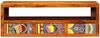 vidaXL TV-Wandschrank Mehrfarbig 90x30x30 cm Massivholz Akazie 4016504 Bild 5
