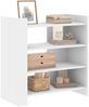 vidaXL Kommode Weiß 73,5 x 35 x 75 cm Holzwerkstoff Bild 3