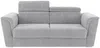Vente-unique - RIZORA Sofa Stoff Grau - B 223 cm96 cm x H 88 cm x L 230 cm Bild 3
