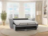 Vente-unique - RIZORA Sofa Stoff Grau - B 223 cm96 cm x H 88 cm x L 230 cm Bild 2