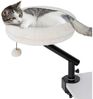 PawHut Tierbett Katzenbett für Schreibtisch mit 360°Drehung, verstellbarer Höhe, Polyester, mit abnehmbarem, maschinenwaschbarem Bett, für Katzen unter 6 kg Bild 2