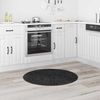 vidaXL Anti-Rutsch Shaggy Teppich Dunkelgrau 90 x 90 cm PP 4019773 Bild 2