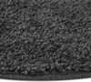 vidaXL Anti-Rutsch Shaggy Teppich Dunkelgrau 90 x 90 cm PP 4019773 Bild 5