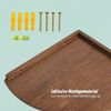 Relaxdays Eckregal Wand Walnussholz Bild 5