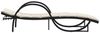 vidaXL Sonnenliege mit Auflage Schwarz 60x199x42 cm Poly Rattan 368257 Bild 5
