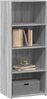 vidaXL Highboard Grau Sonoma 50x41x124 cm Holzwerkstoff 846402 Bild 3