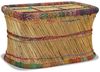 vidaXL Couchtisch Bambus mit Chindi-Details Mehrfarbig [244215] Bild 3