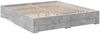 vidaXL Bettgestell mit Schubladen Betongrau 180x200 cm Holzwerkstoff 3280366 Bild 3