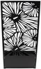 Dekoleidenschaft Blumenkasten mit Rankgitter, Metall schwarz, Pflanzkasten mit Spalier, 60 x 24 x 24 cm, mit Rankhilfe 122 cm hoch, Hochbeet mit Sichtschutz Bild 4