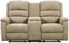 Vente-unique - NEVERS Sofa Stoff Schokoladenbraun - B 95 cm x H 103 cm x L 171 cm Bild 3