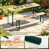 Bequemes Partymöbelsatz,Gartenmöbelsatz,Biermöbelsatz,Klappbarer Tisch und Bank Bild 4