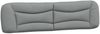 vidaXL Bett mit Matratze "Hvar" Hellgrau 200x200 cm Stoff 3208555 Bild 5