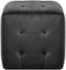 vidaXL Pouf 2 Stk. Schwarz 30x30x30 cm Samtstoff 278386 Bild 3
