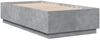 vidaXL Bettgestell Betongrau 90x190 cm Holzwerkstoff 3209754 Bild 3