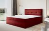 Boxspringbett Schlafzimmerbett DEGNA 180x220cm Stoff Gerra Bordeauxrot Bild 1