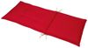 Beautissu 4er Set Hochlehner Auflage Base HL 120 x 50 x 6 cm Rot Bild 3