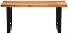 Waschbeckenregal Wandmontage Stahl und Akazienholz 3302883 Bild 4