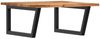 Waschbeckenregal Wandmontage Stahl und Akazienholz 3302883 Bild 2