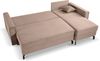 Ecksofa (B/H/T: 230x89x148 cm) in Altrosa Bild 4