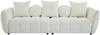 Vente-unique - GONOLON Sofa Stoff Beige - B 97 cm x H 68 cm x L 268 cm Bild 2