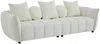 Vente-unique - GONOLON Sofa Stoff Beige - B 97 cm x H 68 cm x L 268 cm Bild 3