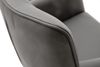 Armlehnstuhl >LIMONE 2< (2-er Set) in Anthrazit, Leder - 61x88x63cm (BxHxT) Bild 5