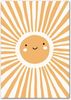 Poster Kinderzimmer Bilder Sonnenstrahlen Blumen Regenbogen und Regen Wolk als Deko Print ohne Rahmen - 21x30cm / 3 Bild 5