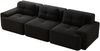 Modulares Sofa aus Cord mit modularem Design, schwarz Bild 5