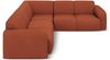 Micadoni Ecksofa Molino 5-Sitzer Chenille Rebel Orange Bild 2