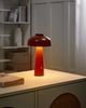 Kabellose LED Tischlampe AGUSAN mit Dimmer Metall Braun Bild 3