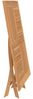 vidaXL Gartentisch Klappbar 110x110x75 cm Massivholz Teak 362616 Bild 5