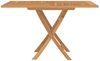 vidaXL Gartentisch Klappbar 110x110x75 cm Massivholz Teak 362616 Bild 4