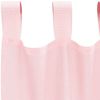 vidaXL Voile Vorhänge mit Schlaufen 2 Stk. Hellrosa 140x175 cm 4102277 Bild 5