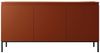 Selsey Bemmi Sideboard Kommode 3-türig, Ziegelrot mit Metallbeinen, 150 cm Bild 4
