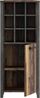 FORTE 'CLIF' Stehtisch, Bartisch, Optik: Old Wood, Vintage Grau, 118,3 x 47,3 x 151,5 cm Bild 4