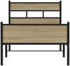 vidaXL Bettgestell ohne Matratze Sonoma-Eiche 90x190 cm Holzwerkstoff 4017282 Bild 4