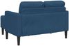 vidaXL 2-Sitzer-Sofa mit Chaiselongue L-Form Blau 125 cm Stoff 4107066 Bild 5