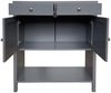 HTI-Living Kommode Anrichte Hayet Grau (Stück, 1 St, 1 Anrichte), Kommode Sideboard 2 Schubladen Bild 3