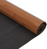 vidaXL Teppich Rechteckig Braun 100x100 cm Bambus 376800 Bild 5